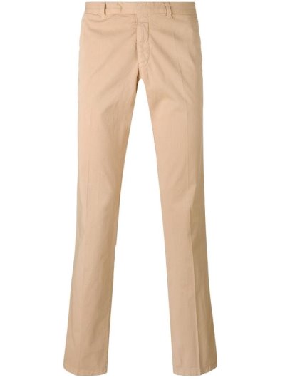 Beige Armani Jeans Straight Leg Men's Chinos | UAE79617