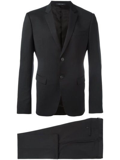 Black Armani Emporio Classic Formal Men's Suits | UAE09764