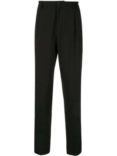 Black Armani Emporio Classic Tailored Pants Men's Pants | UAE81387