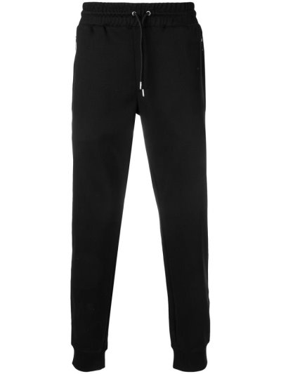 Black Armani Emporio Classic Track Men's Pants | UAE09150