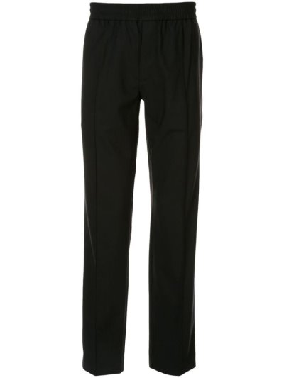 Black Armani Emporio Elasticated Waist Men's Pants | UAE93064