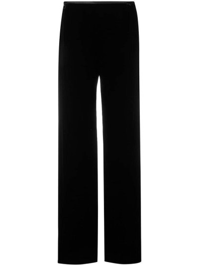 Black Armani Emporio High Waisted Women's Pants | UAE15306