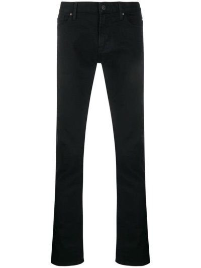 Black Armani Emporio J06 Slim Fit Men's Jeans | UAE06729