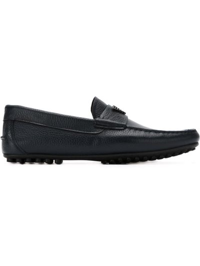 Black Armani Emporio Logo Oxfords Shoes Men's Shoes | UAE98259
