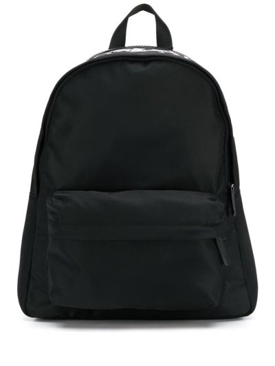 Black Armani Emporio Logo Print Women's Backpacks | UAE59737
