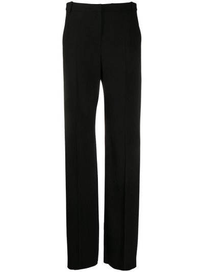 Black Armani Emporio Wide Leg Tailored Pants Women's Pants | UAE71589