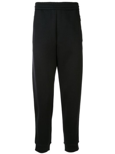 Black Giorgio Armani Classic Men's Jogger | UAE29785