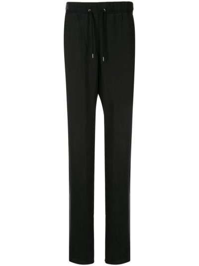 Black Giorgio Armani Drawstring Men's Pants | UAE91520