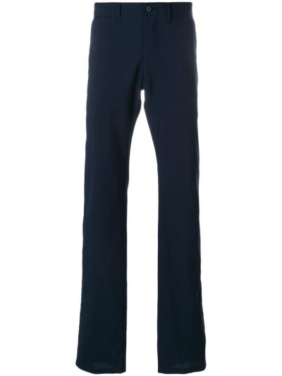 Blue Armani Collezioni Tailored Fitted Men's Pants | UAE44516