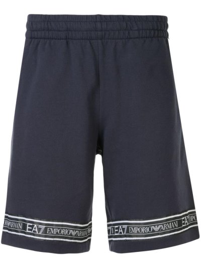 Blue Ea7 Emporio Armani Tapes Ea7 Running Shorts Men's Shorts | UAE78741
