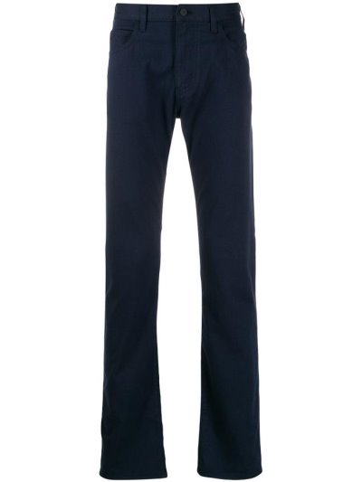 Blue Armani Emporio Classic Men's Chinos | UAE86078