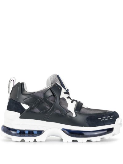 Blue Armani Emporio Cushioned Sole Chunky Men's Sneakers | UAE89744