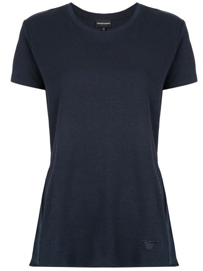 Blue Armani Emporio Flared Knitted Women's Tops | UAE26476