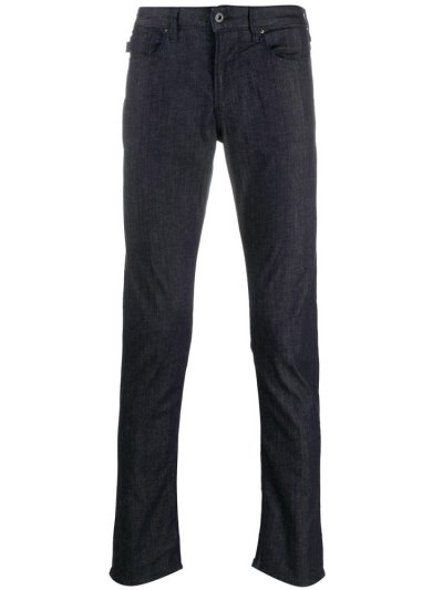 Blue Armani Emporio J06 Comfort Slim Fit Men's Jeans | UAE36552