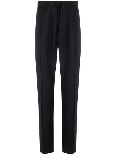 Blue Armani Emporio Piped Drawstring Men's Jogger | UAE82001