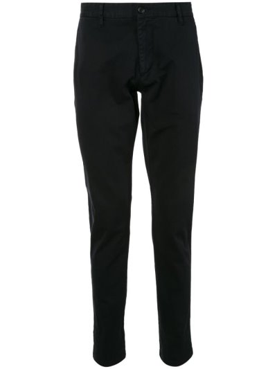 Blue Armani Emporio Plain Straight Men's Pants | UAE20277