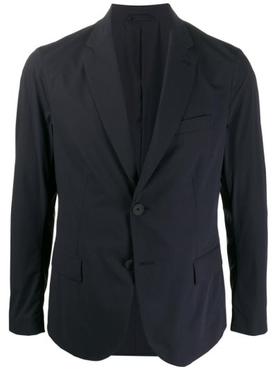 Blue Armani Emporio Single Breasted Men's Blazers | UAE51920