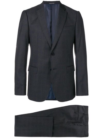 Blue Armani Emporio Single Breasted Men's Suits | UAE94908