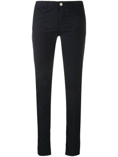 Blue Armani Emporio Skinny Women's Pants | UAE87051