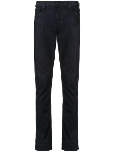 Blue Armani Emporio Slim Fit Men's Jeans | UAE98589