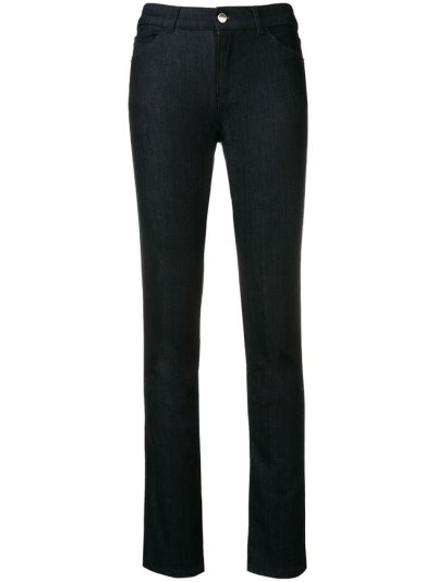 Blue Armani Emporio Slim Fit Women's Jeans | UAE91196