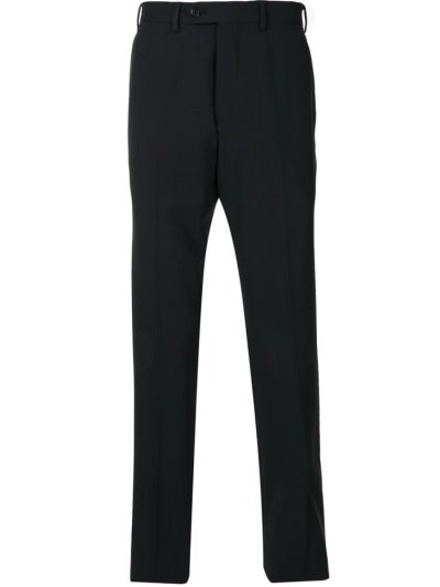 Blue Armani Emporio Slim Tailored Pants Men's Pants | UAE73603