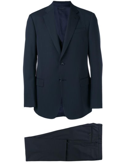 Blue Giorgio Armani Classic Men's Suits | UAE19278