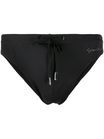 Blue Giorgio Armani Drawstring Men's Swim Shorts | UAE07280