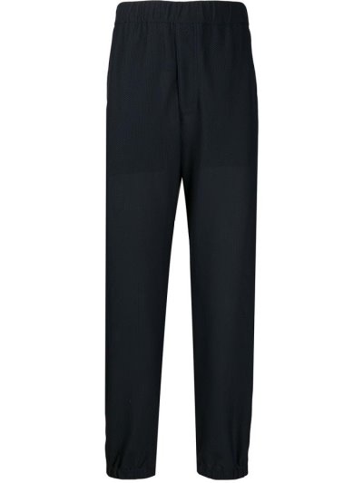 Blue Giorgio Armani Elasticated Tailored Pants Men's Pants | UAE14625