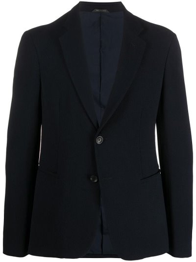 Blue Giorgio Armani Fitted Formal Men's Blazers | UAE27298