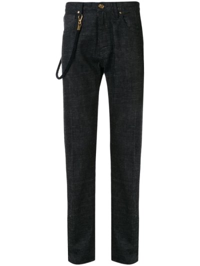 Blue Giorgio Armani Five Pocket Men's Jeans | UAE81791