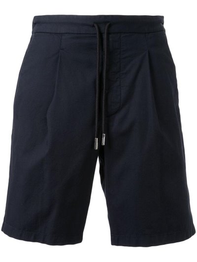 Blue Giorgio Armani Relaxed Fit Drawstring Men's Shorts | UAE58025