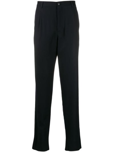 Blue Giorgio Armani Tapered Men's Pants | UAE92799