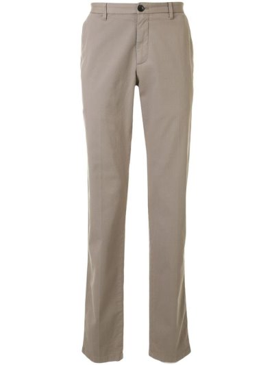 Brown Giorgio Armani Straight Leg Men's Pants | UAE95746