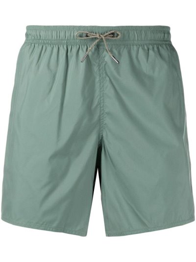 Green Armani Emporio Drawstring Waist Men's Swim Shorts | UAE21624