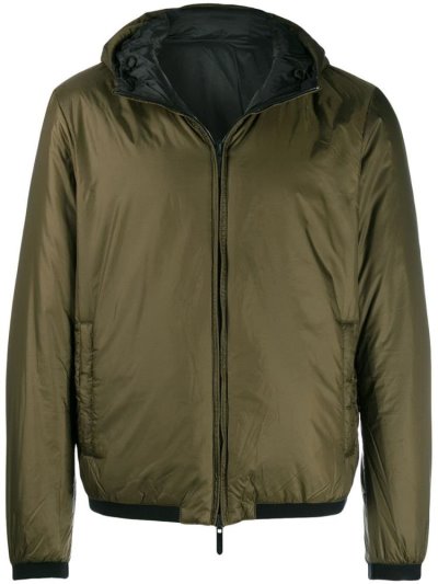 Green Armani Emporio Logo Printed Lightweight Men's Jackets | UAE19357