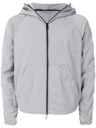 Green Armani Emporio Waterproof Zipped Men's Jackets | UAE97440