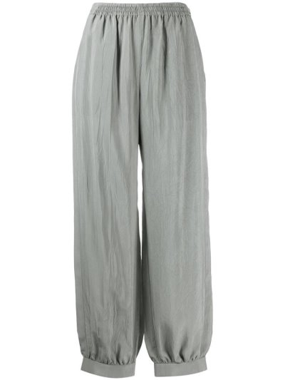 Grey Armani Emporio Pleated Harem Women's Pants | UAE24521