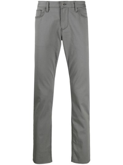 Grey Armani Emporio Slim Fit J06 Men's Jeans | UAE86939