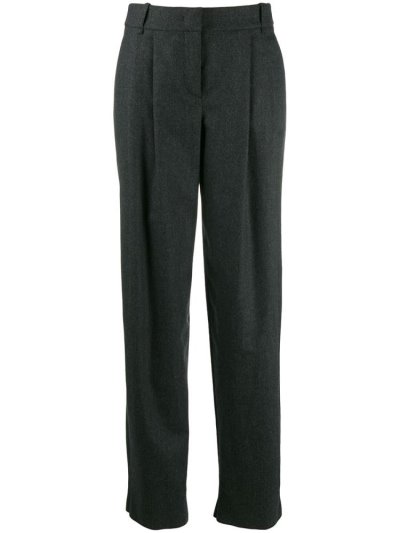 Grey Giorgio Armani Classic Tailored Pants Women's Pants | UAE84892