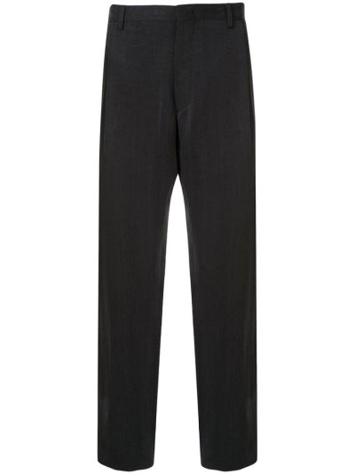 Grey Giorgio Armani Corduroy Men's Pants | UAE48316