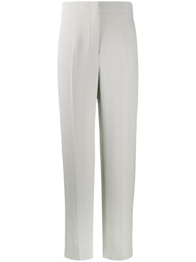 Grey Giorgio Armani Flared Style Women's Pants | UAE48365