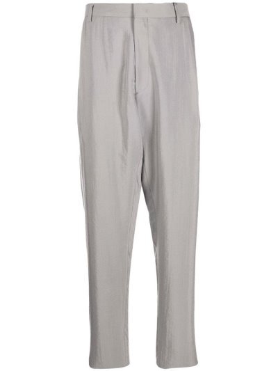 Grey Giorgio Armani Slim Fit Men's Chinos | UAE44320