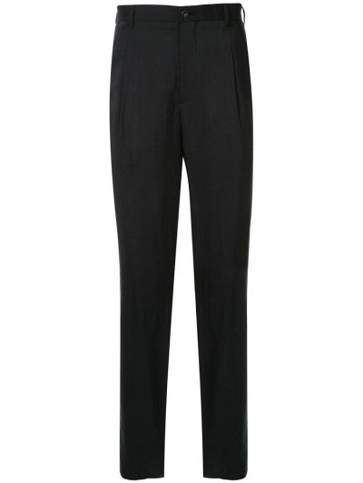 Grey Giorgio Armani Straight Fit Men's Pants | UAE18996