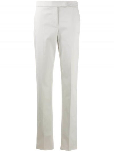 Grey Giorgio Armani Straight Leg Tailored Pants Women's Pants | UAE55658