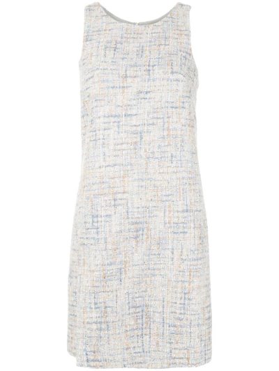 Multicolor Armani Emporio Tweed Shift Dress Women's Dress | UAE88228
