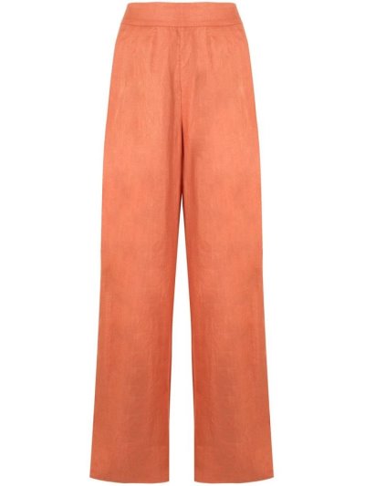 Orange Armani Emporio High Waisted Women's Pants | UAE16779
