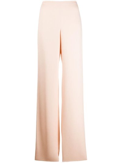 Pink Armani Emporio Plain Flared Women's Pants | UAE92041