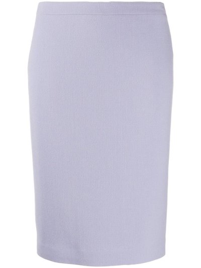 Purple Armani Emporio High Waist Pencil Skirt Women's Skirts | UAE96595