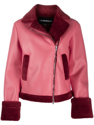 Emporio leather on sale jackets price